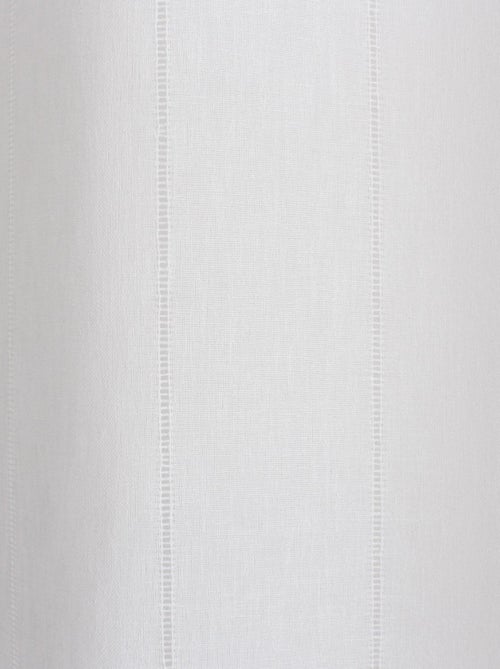 Voilage effet lin 140x240cm "Elena" - Kiabi