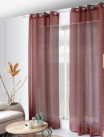 Voilage effet lin 140x240cm "Elena