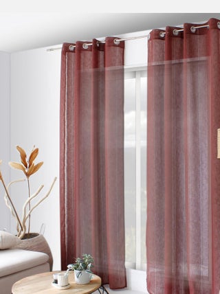 Voilage effet lin 140x240cm "Elena"