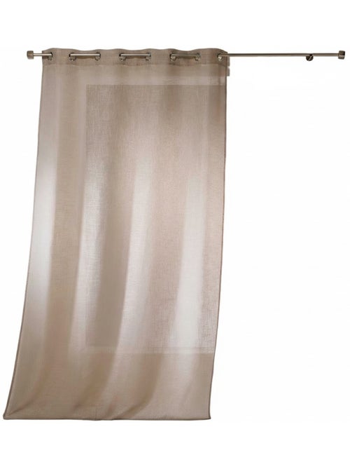 Voilage effet lin Collection Haltona - Kiabi