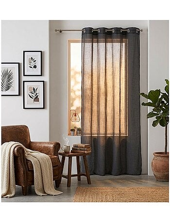 Voilage effet lin Zazy