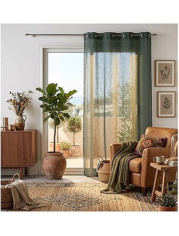 Voilage effet lin Zazy