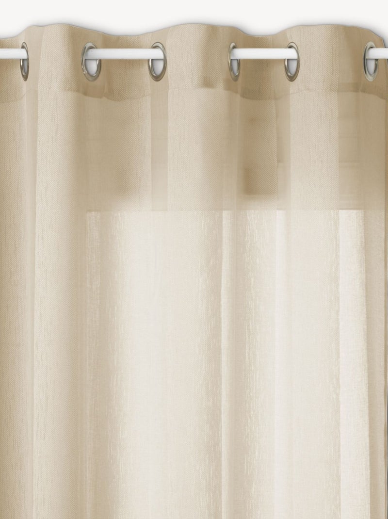 Voilage ELSA Beige - Kiabi