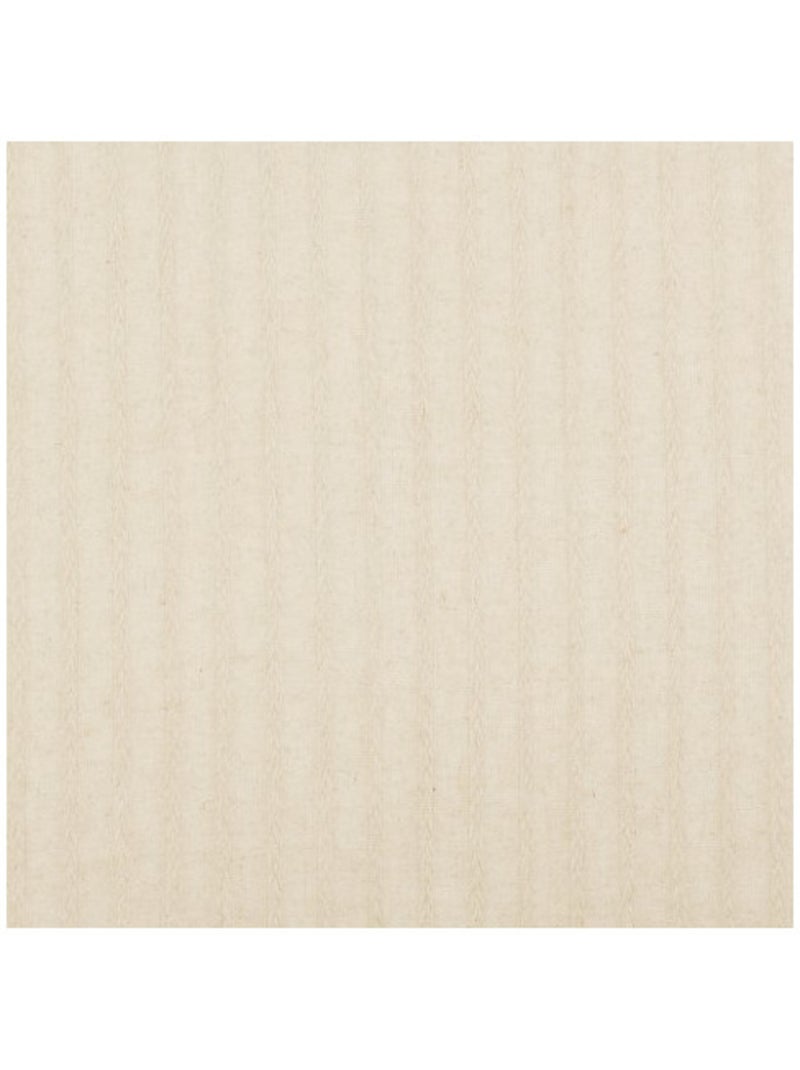 Voilage en coton et chanvre 140x275cm "Tresse" Ecru - Kiabi