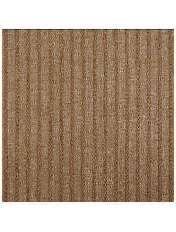 Voilage en coton et chanvre 140x275cm "Tresse
