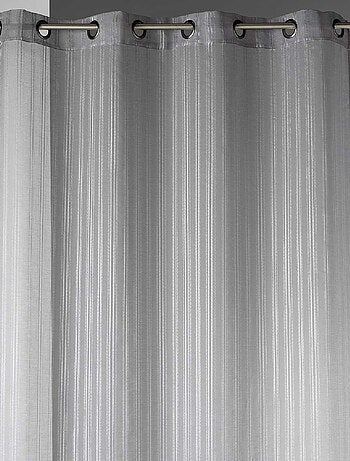 Voilage en Etamine à Rayures Fantaisies