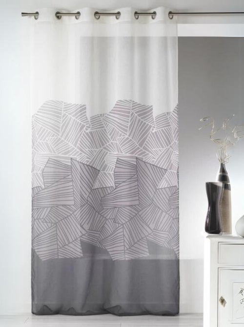 Voilage en Etamine Légère à Motifs Graphiques - Kiabi