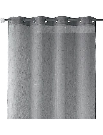 Voilage en étamine unie et fils lurex