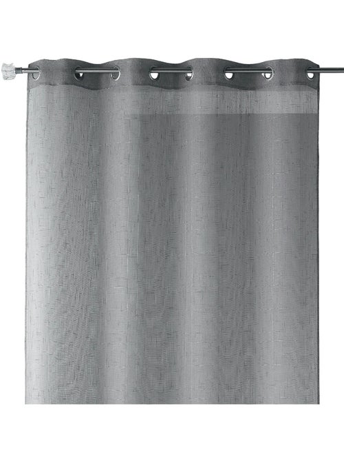 Voilage en étamine unie et fils lurex - Kiabi