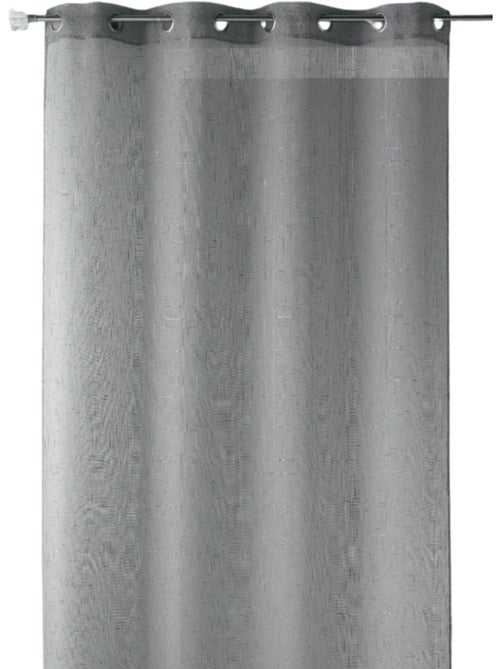 Voilage en étamine unie et fils lurex - Kiabi