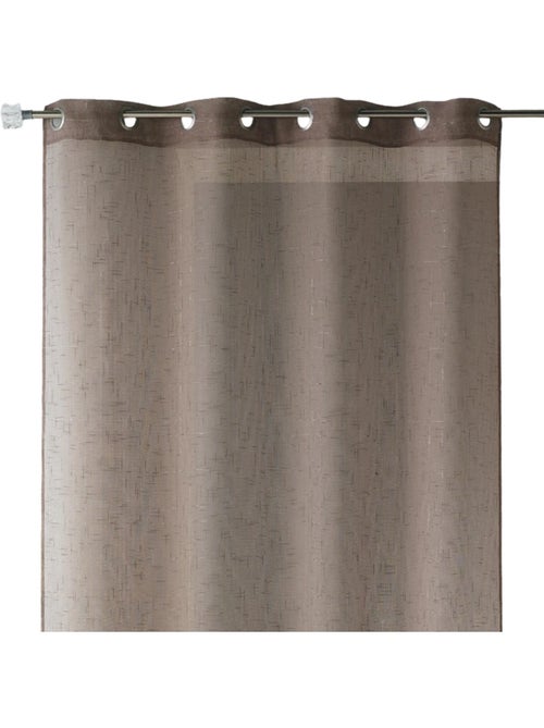 Voilage en étamine unie et fils lurex - Kiabi