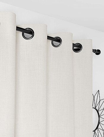 Voilage en fils flammés