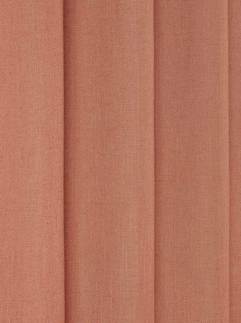 Voilage en fils flammés Terracotta - Kiabi