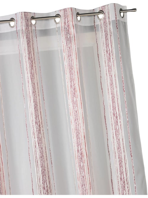 Voilage en jacquard à fines rayures verticales - Kiabi Voilage en jacquard à fines rayures verticales - Kiabi