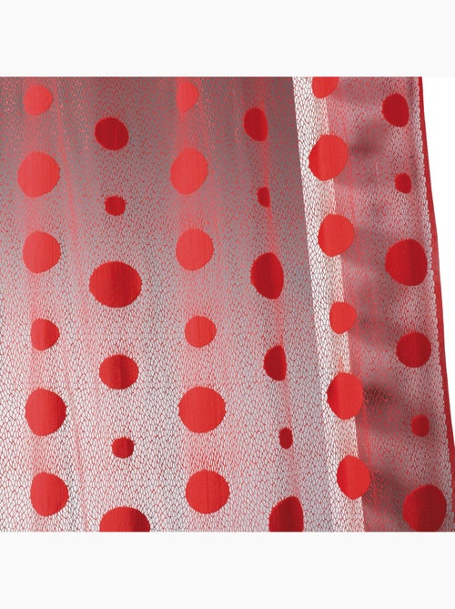 Voilage en maille  - effet filet à pois - Kiabi