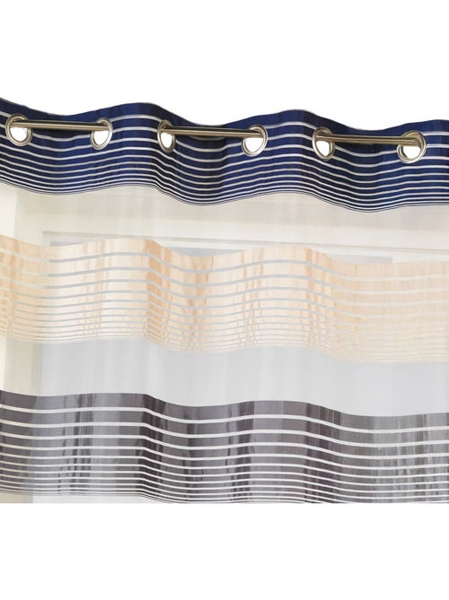 Voilage en organza à fines rayures horizontales - Kiabi
