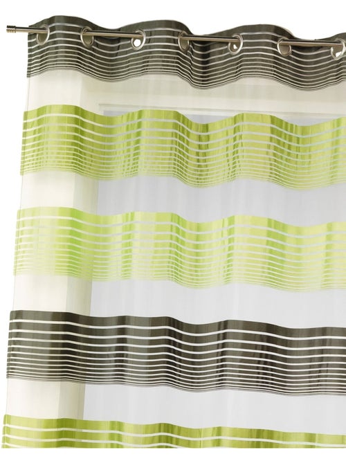 Voilage en organza à fines rayures horizontales - Kiabi