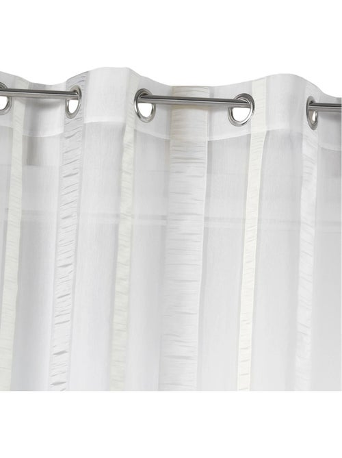 Voilage en organza à rayures verticales - Kiabi