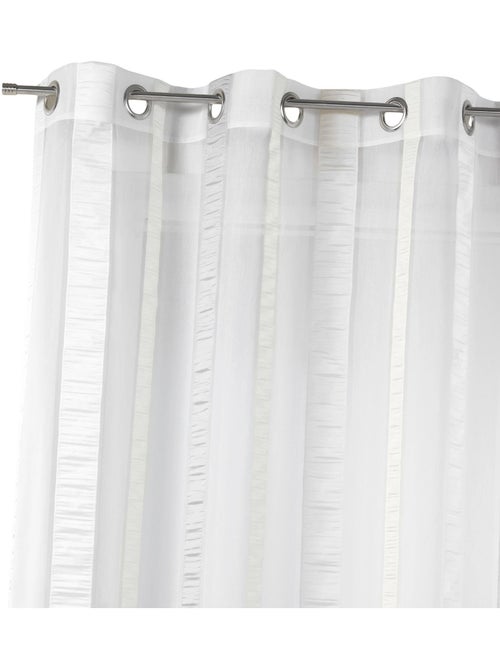 Voilage en organza à rayures verticales - Kiabi