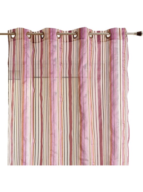 Voilage en organza à rayures - Kiabi