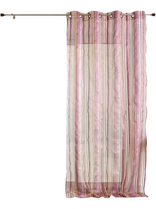 Voilage en organza à rayures - Kiabi