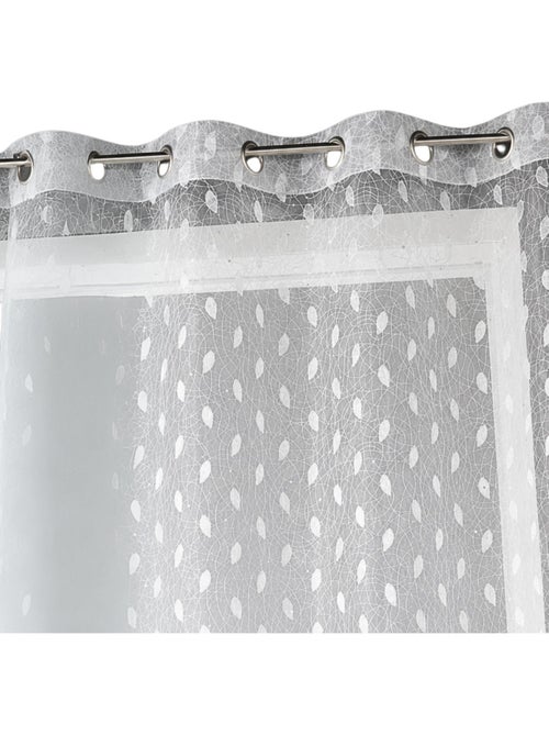 Voilage en organza brodé à imprimés fantaisies - Kiabi