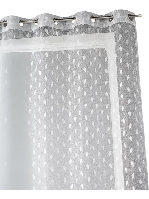 Voilage en organza brodé à imprimés fantaisies - Kiabi