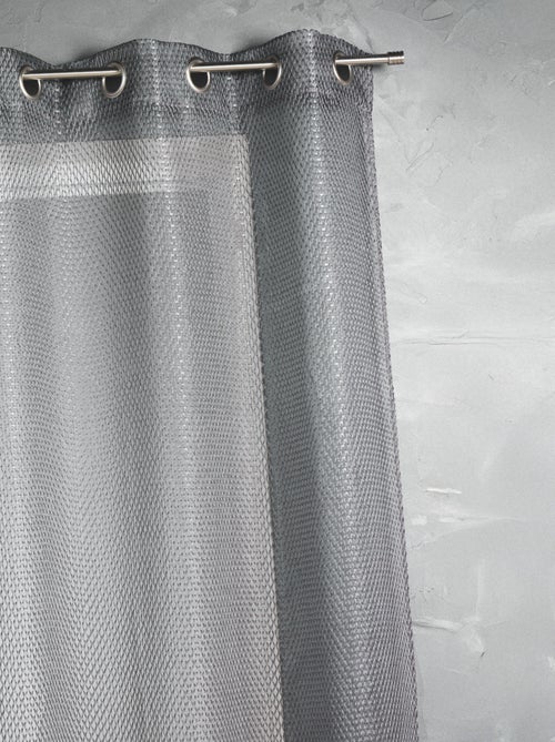 Voilage en organza fantaisie  - Effet "résille" - Kiabi
