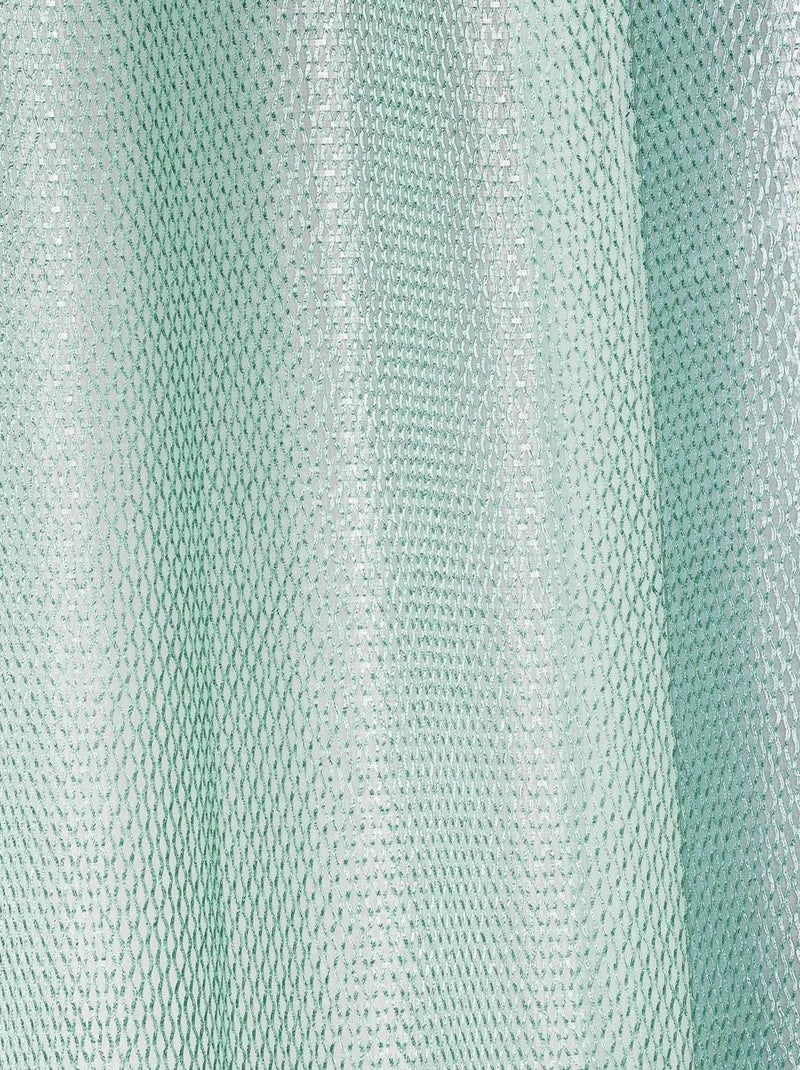Voilage en organza fantaisie  - Effet "résille" Vert - Kiabi