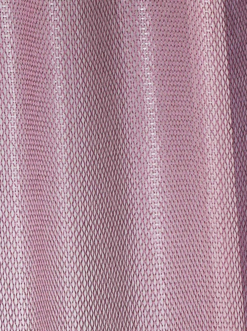 Voilage en organza fantaisie  - Effet "résille" Violet prune - Kiabi
