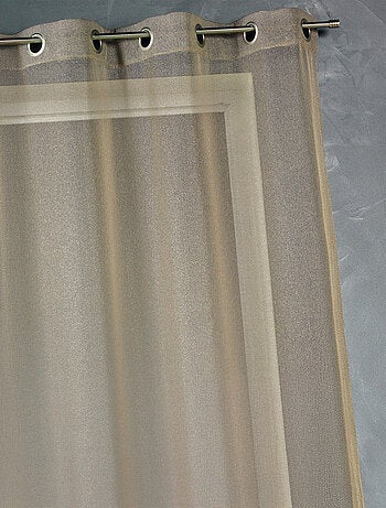 Voilage en organza fantaisie uni