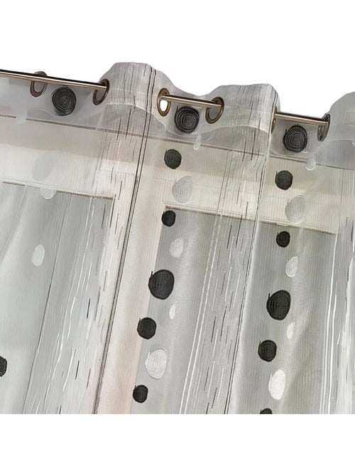 Voilage en Organza Fils Coupés - Kiabi