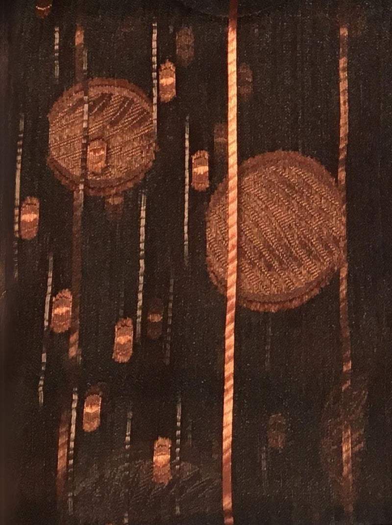 Voilage en Organza Fils Coupés Marron chocolat - Kiabi