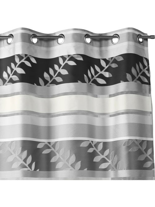 Voilage en organza gris argent à motifs - Kiabi Voilage en organza gris argent à motifs - Kiabi