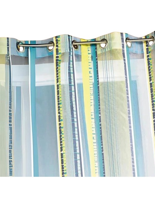 Voilage en organza jacquard à rayures verticales - Kiabi