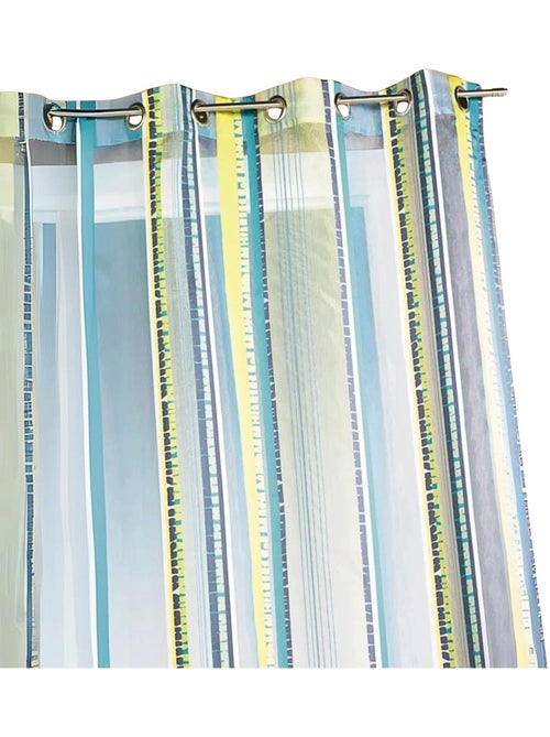 Voilage en organza jacquard à rayures verticales - Kiabi