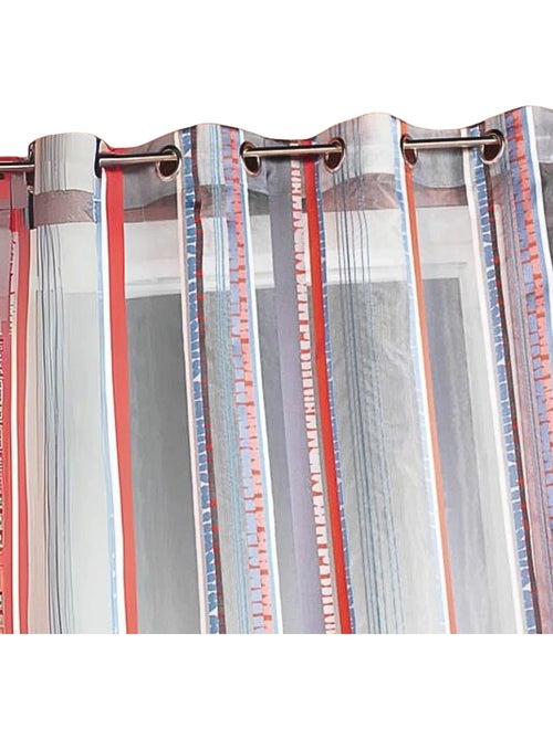 Voilage en organza jacquard à rayures verticales - Kiabi