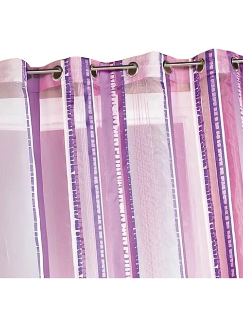 Voilage en organza jacquard à rayures verticales - Kiabi