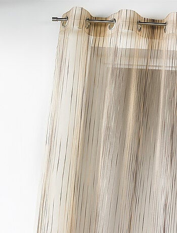 Voilage en organza multicolore tissé