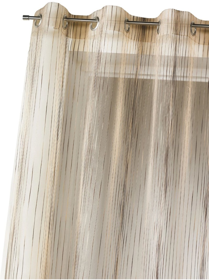 Voilage en organza multicolore tissé Beige - Kiabi