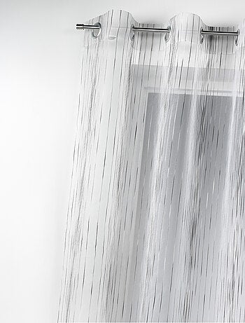 Voilage en organza multicolore tissé