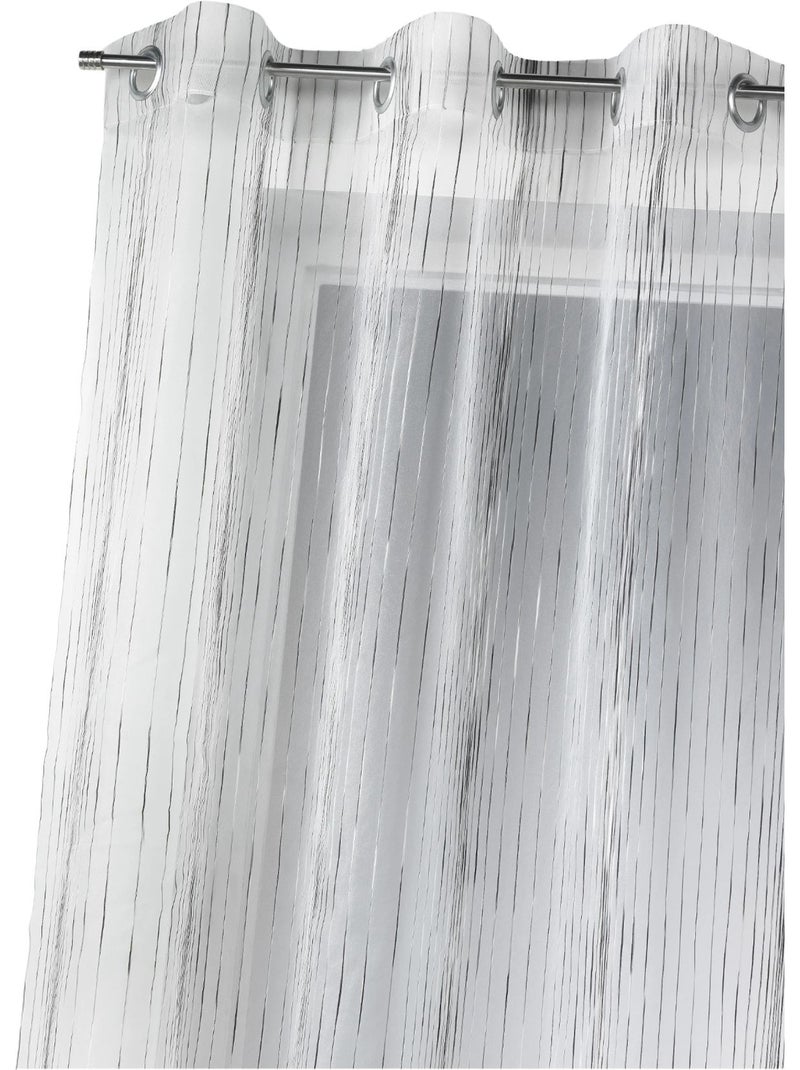 Voilage en organza multicolore tissé Blanc - Kiabi