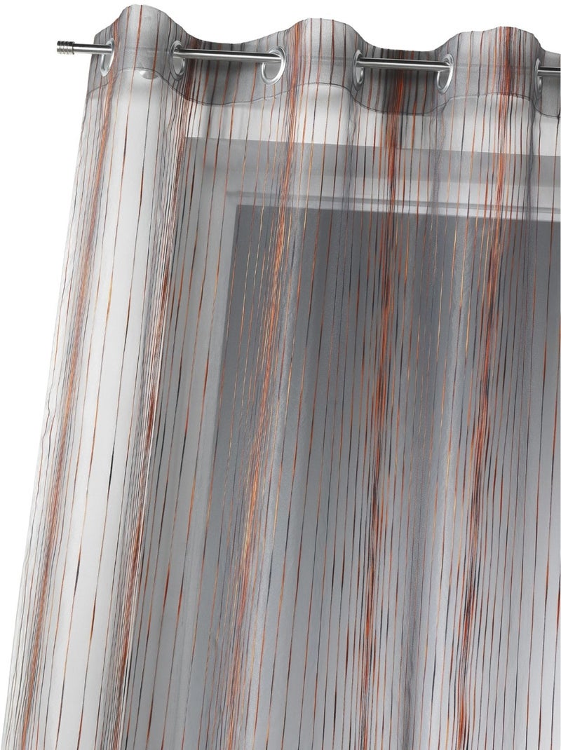 Voilage en organza multicolore tissé Cuivre - Kiabi