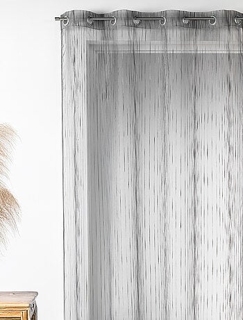 Voilage en organza multicolore tissé