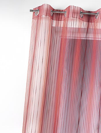 Voilage en organza multicolore tissé