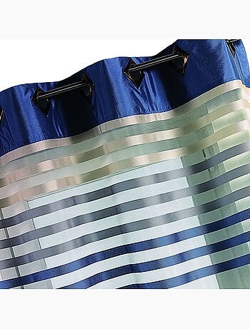 Voilage en Organza rayé et Coloré