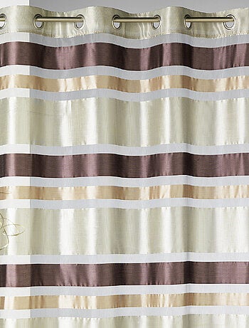 Voilage en Organza rayures horizontales