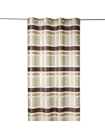 Voilage en Organza rayures horizontales