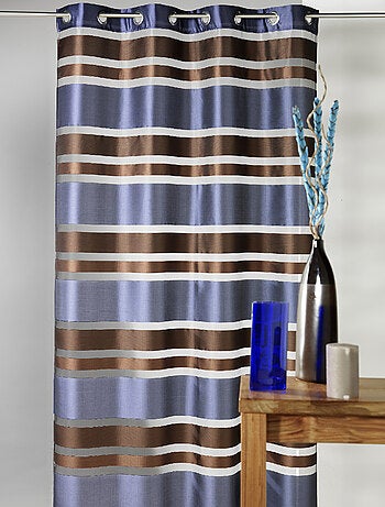 Voilage en Organza rayures horizontales