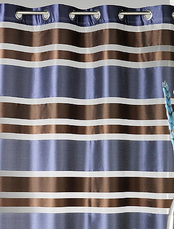 Voilage en Organza rayures horizontales